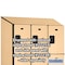 Salsbury Industries Wardrobe Locker, 45" W, 24" D, 76" H, (3) Wide, (9) Openings, Maple 23364MAP - alternate 4
